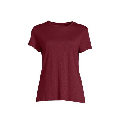 CASALL Soft Texture Tee evening red