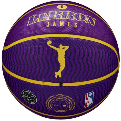 2. Wilson NBA Player Icon LeBron James Outdoor-Ball WZ4027601XB