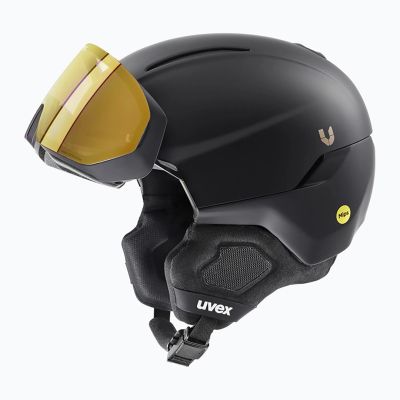 5. UVEX Ultimate horizon MIPS Skihelm, schwarz matt