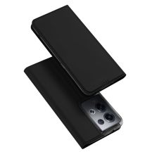 Dux Ducis Skin Pro Hülle für Oppo Reno 8 Pro Flip Cover Card Wallet Stand schwarz