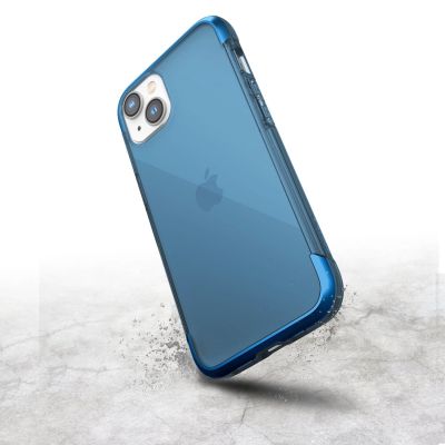 2. Raptic X-Doria Air Case für iPhone 14 Plus gepanzerte Hülle blau