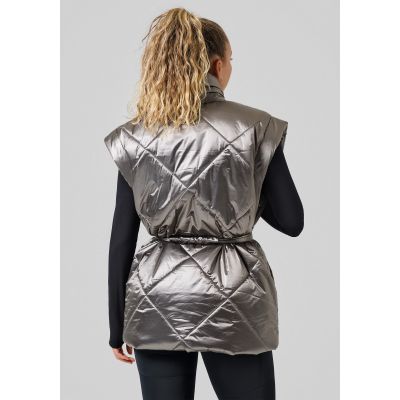 8. CASALL Mellow Wrap Steppweste Grau