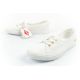 8. Lee Cooper Damenschuhe, sportliche weiße Slip-On-Ballerinas