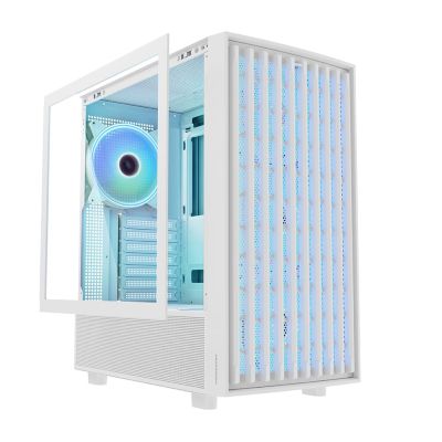 2. MODECOM BREEZE ARGB FLOW MIDI USB TYP-C GEHÄUSE WEISS