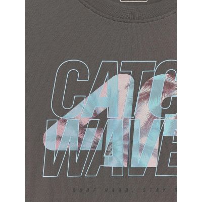 6. Herren-T-Shirt mit Aufdruck, regulär, Größe 4F 4FRSS26TTSHM4295-22S
