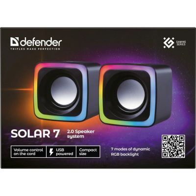 12. DEFENDER COMPUTER-LAUTSPRECHER SOLAR 7 2.0 6W USB 65117