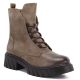 Damen-Stiefeletten mit Blockabsatz und Plateau, beige Jezzi MR2502-9