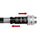 4. Rockbros SMART-B 150 PSI Mini-Fahrradpumpe für Presta- und Schrader-Ventile – Schwarz