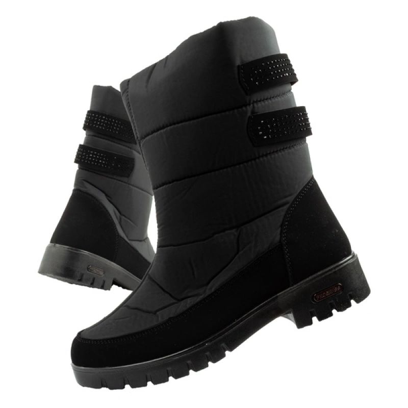 Progress Winterstiefel Schneestiefel Damen Stiefeletten isoliert modisch Reißverschluss