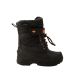 Lee Cooper Kinder-Winterstiefel, schwarze gefütterte Schneestiefel mit Klettverschluss