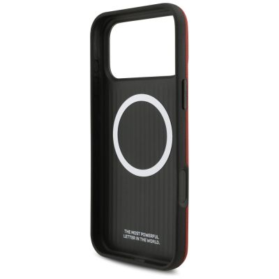 7. BMW M FW MagSafe Hülle mit Metalllogo für iPhone 17 Pro Max – Rot