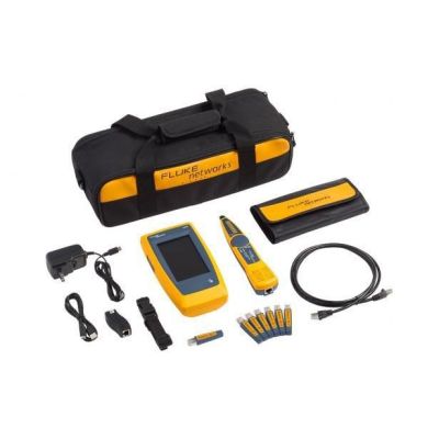 6. Fluke LIQ-KIT Netzwerkkabeltester PoE-Tester Grau, Gelb