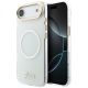 2. Guess IML Gradient Script Metal MagSafe Hülle für iPhone Air - Weiß