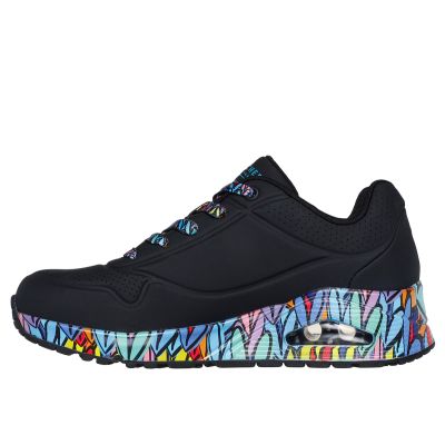 2. Skechers Damen-Sneaker UNO RAVAGED LOVE 177918 BKMT