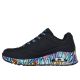 2. Skechers Damen-Sneaker UNO RAVAGED LOVE 177918 BKMT