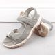 7. Bequeme Rieker W RKR674 Sandalen grau