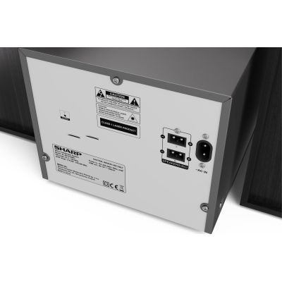 12. Sharp XL-B517D(BK) Mikro-HiFi-System, CD/FM/USB/Bluetooth v5.0, Aux-Eingang, 45 W, Schwarz | Sharp | Mikro-HiFi-System | XL-B517D(BK) | USB-Anschluss | Aux-Eingang | Bluetooth-Konnektivität | CD-Player | Schwarz | FM-Radio | Drahtlose Verbindung