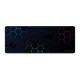 3. Wozinsky WPD-B800 Gaming-Schreibtischunterlage 800x300mm, wasserfest, mit Muster – Schwarz