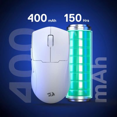 4. REDRAGON M918W & K1NG PRO MAX & Weiße Maus RF Wireless + Bluetooth + USB Typ-C