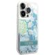 4. Guess GUHCP14LLFLSN iPhone 14 Pro 6.1" grün/grüne Hardcase Flower Liquid Glitter