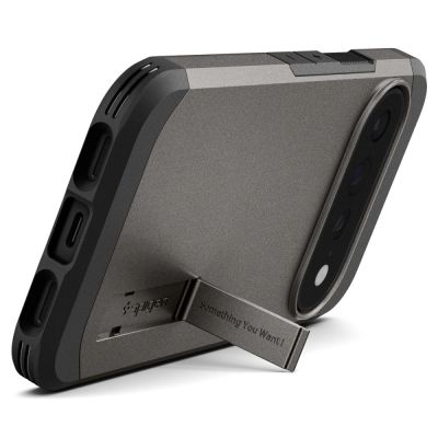 8. Spigen Tough Armor Mag MagSafe Hülle für Google Pixel 11 Pro XL – Dunkelgrau
