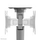 15. Neomounts DS70-250SL2 Monitorhalterung/-ständer für Monitore 81,3 cm (32") Schreibtisch Silber
