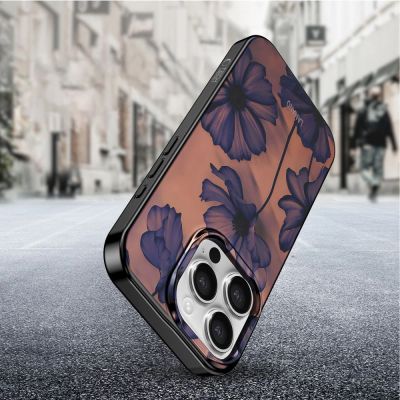8. Tech-Protect Lamano MagSafe Hülle für iPhone 16 Pro Max - braun-lila