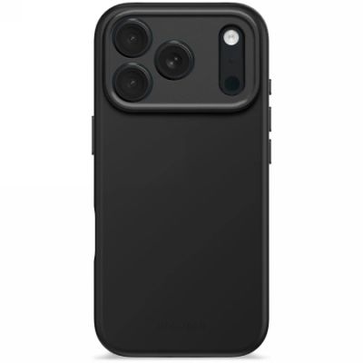 Decoded AntiMicrobial Silicone Backcover MagSafe Hülle für iPhone 17 Pro - Schwarz