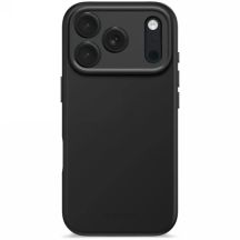 Decoded AntiMicrobial Silicone Backcover MagSafe Hülle für iPhone 17 Pro - Schwarz