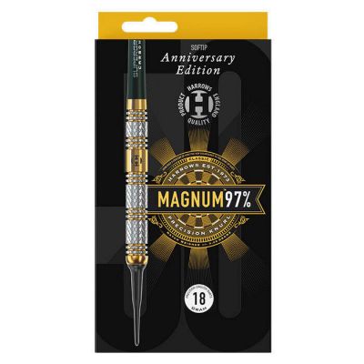4. Harrows MAGNUM 97% 50. JAHRESTAGSEDITION Softip-Darts