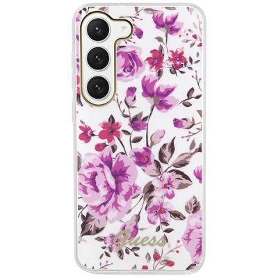 3. Guess GUHCS23SHCFWST S23 S911 weiß/weiß Hardcase Flower Collection