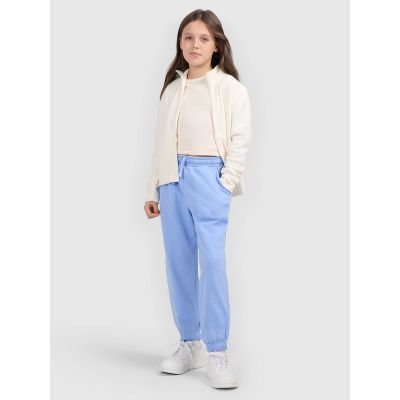 4. Normales Fleece ohne Kapuze für Mädchen 4F 4FJRSS26TFLEF507-11S