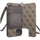 3. Guess 4G Crossbody-Hülle für iPhone 11 Pro Max – Braun