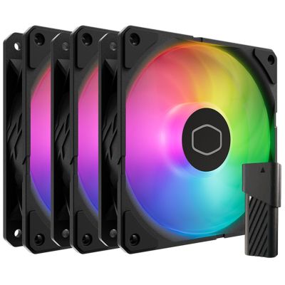 2. Cooler Master SickleFlow Edge 120 ARGB 3er-Pack Lüfter-Kit Computergehäuselüfter 12 cm Schwarz 1 Stück.