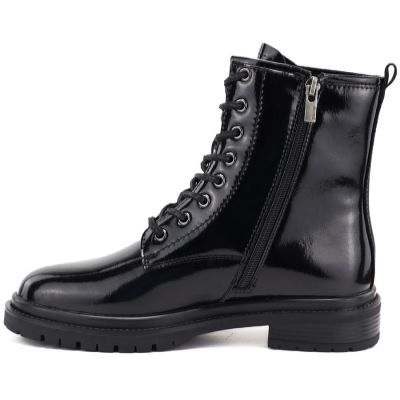 3. Damen-Ankle-Boots aus Lackleder, schwarz, Big Star UU274613