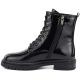 3. Damen-Ankle-Boots aus Lackleder, schwarz, Big Star UU274613