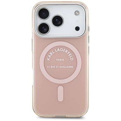 3. Karl Lagerfeld IML Karl RSG Logo MagSafe Case für iPhone 17 Pro - Pink