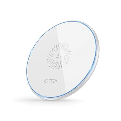 4. Tech-Protect QI15W-C1 15W Induktionsladegerät - Weiß