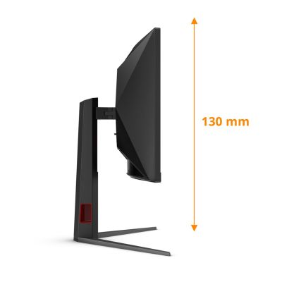 3. AOC CU34G4Z 34-Zoll-Monitor, Fast VA, WQHD 21:9, 240 Hz, 1 ms, 3440 x 1440 Pixel, 450 cd/m², 2 HDMI-Anschlüsse, Schwarz