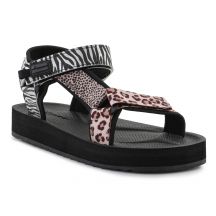 D. Franklin Forest High Strips Animal Print W Sandalen DFSH404002-ABLA