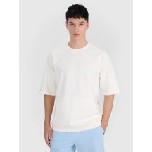 Herren Kurzarm-Sweatshirt ohne Kapuze 4F 4FRSS25TSWSM2114-11S