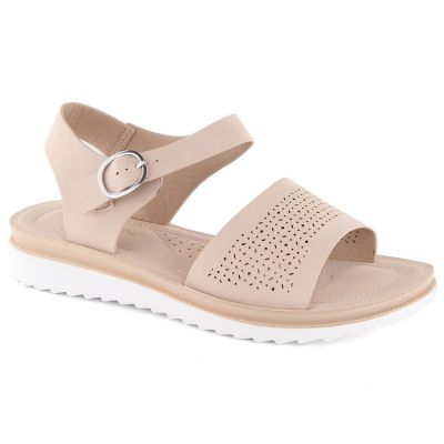 13. Sergio Leone W SK53N Pumps mit Absatz und Plateau beige