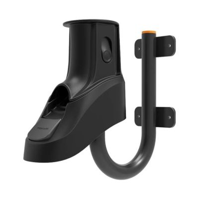 Fiskars 1027095 Gartenschlauchhalter Fiberglas, Metall Schwarz