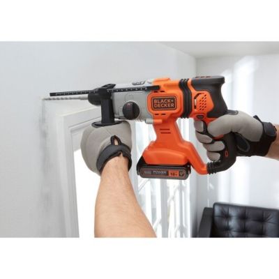 7. Black & Decker BCD900B-XJ 1880 U/min SDS Plus Bohrmaschine, Schwarz, Orange