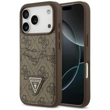 Guess 4G nauble Card Triange Hülle für iPhone 18 Pro / 17 Pro – braun