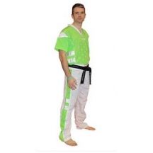 TOP TEN NEON Kickbox-Outfit grün und weiß