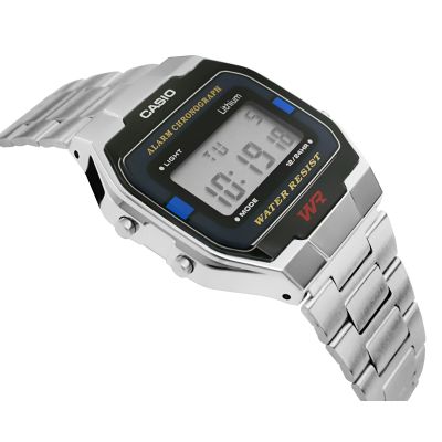 3. CASIO A163WA-1QES Unisex-Uhr + Box