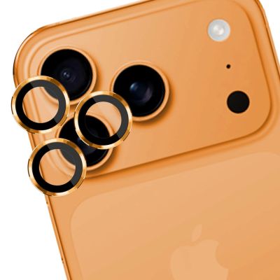 6. 3MK Lens Protection Pro Panzerglas für iPhone 17 Pro / 17 Pro Max – Orange