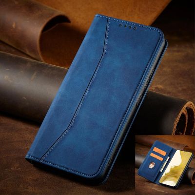 10. Magnet Fancy Case für Samsung Galaxy S23 Ultra Cover mit Flip Wallet Stand Blau