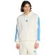 adidas Essentials Herren-Hoodie mit 3 Streifen aus French Terry, Creme, KD4901